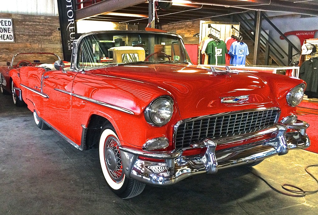 1955 Chevrolet Convertible at Motoreum in Austin Texas