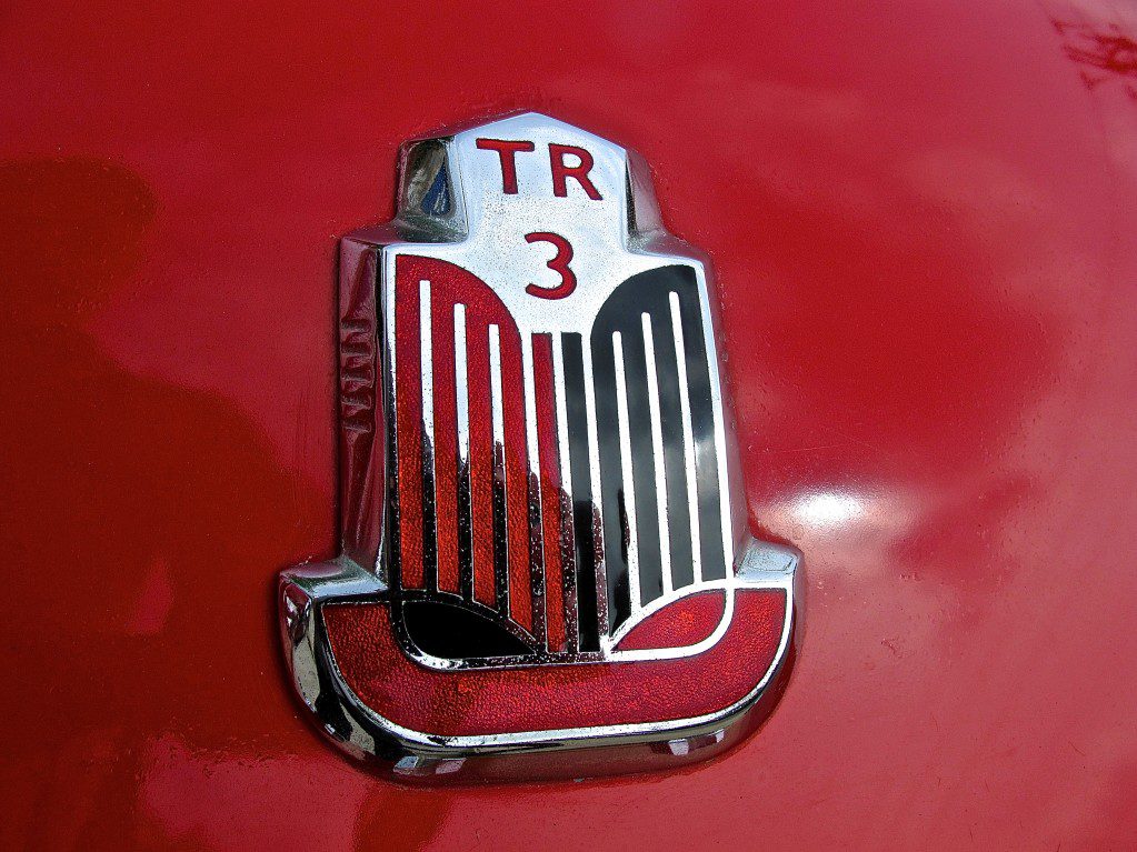 Perfect 1961 Triumph TR3 at Ron Shimek’s in N. Austin