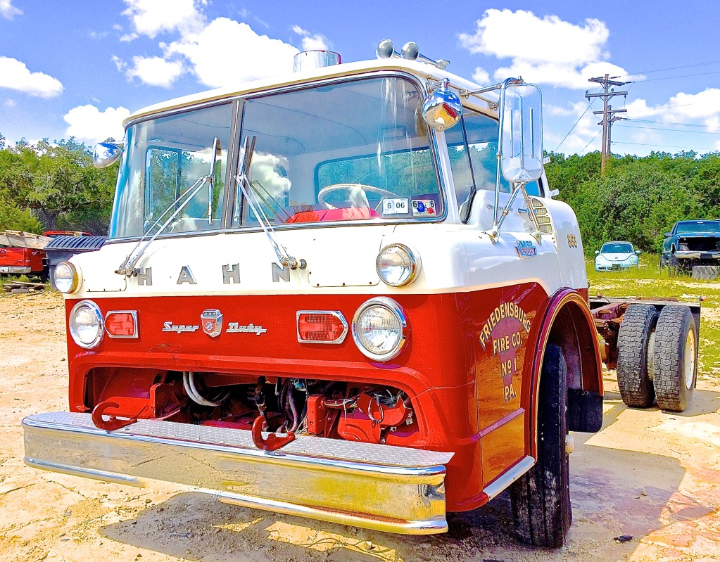 Ford Fire Truck in Austin TX front