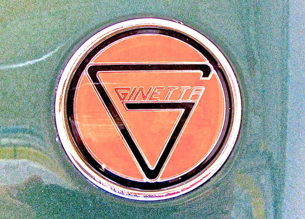 Ginetta Vintage Race Car in Austin TX emblem