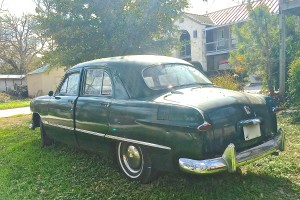 1950 Ford Sedan in Austin TX rear