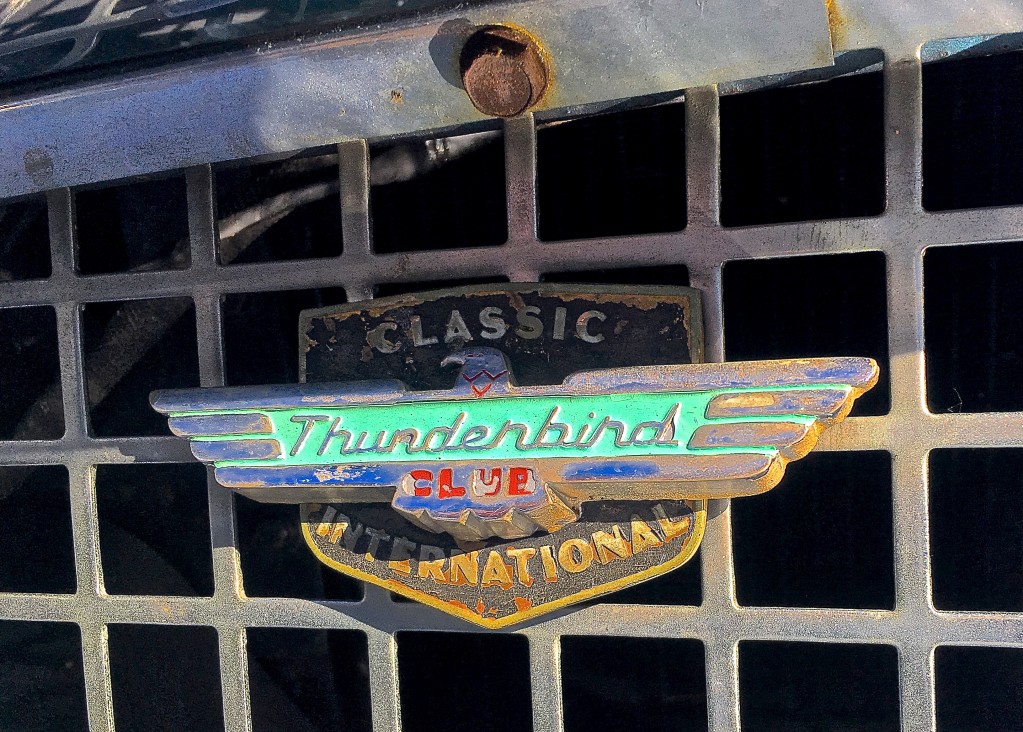 1957 Ford Thunderbird in Austin TX emblem grille