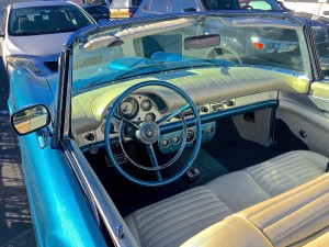 1957 Ford Thunderbird in Austin TX interior
