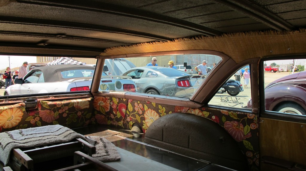 1960 Parkwood Chevy wagon interior