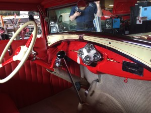 1932 Ford Hot Rod at Dave's Perfection Automotive in Austin TX, interior