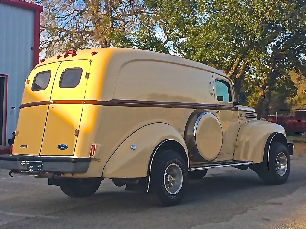 1946 Ford 4x4 Panel Truck at Motoreum in Austin TX