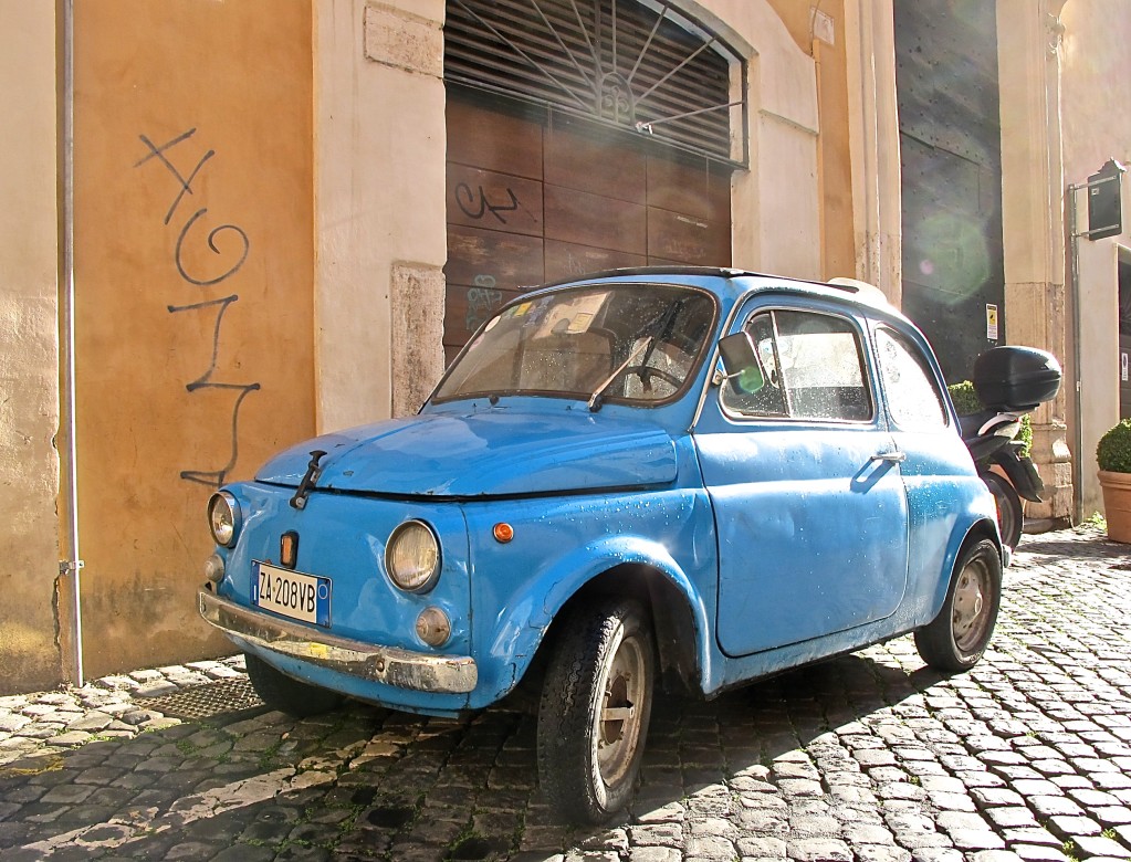 Fiat 500, Rome Italy