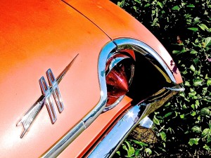 1961 Oldsmobile Dynamic 88 in Austin TX taillight detail