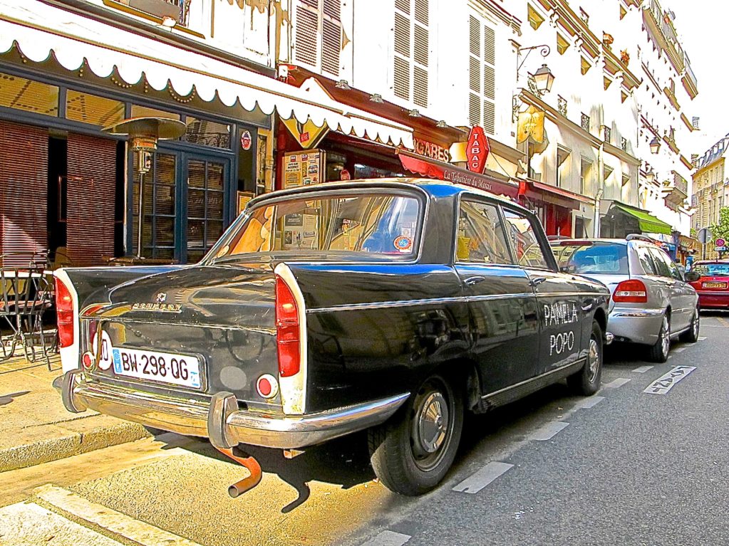 Peugeot 404 in Paris France