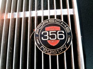 Porsche 356 Speedster at Lady Bird Lake, Austin TX badge registry