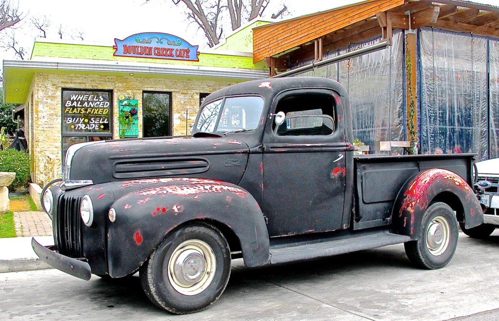 1946 Ford Pickup at Bouldin Creek Cafe, Austin TX