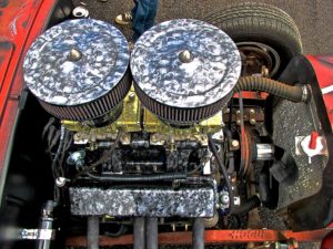 Scary Hot Rod at Austin's Lonestar Round Up engine
