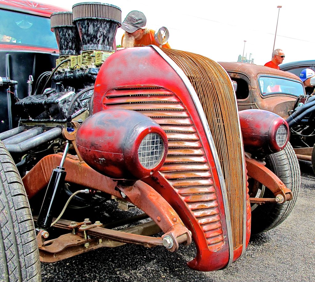 Scary Hot Rod at Austin's Lonestar Round Up front