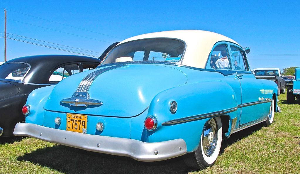 1951 Pontiac atxcarpics.com Austin TX rear