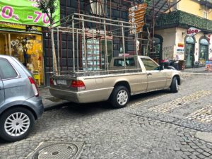 1995 Mercedes E Class Pickup in Naples Italy ATXcarPICS.com rear