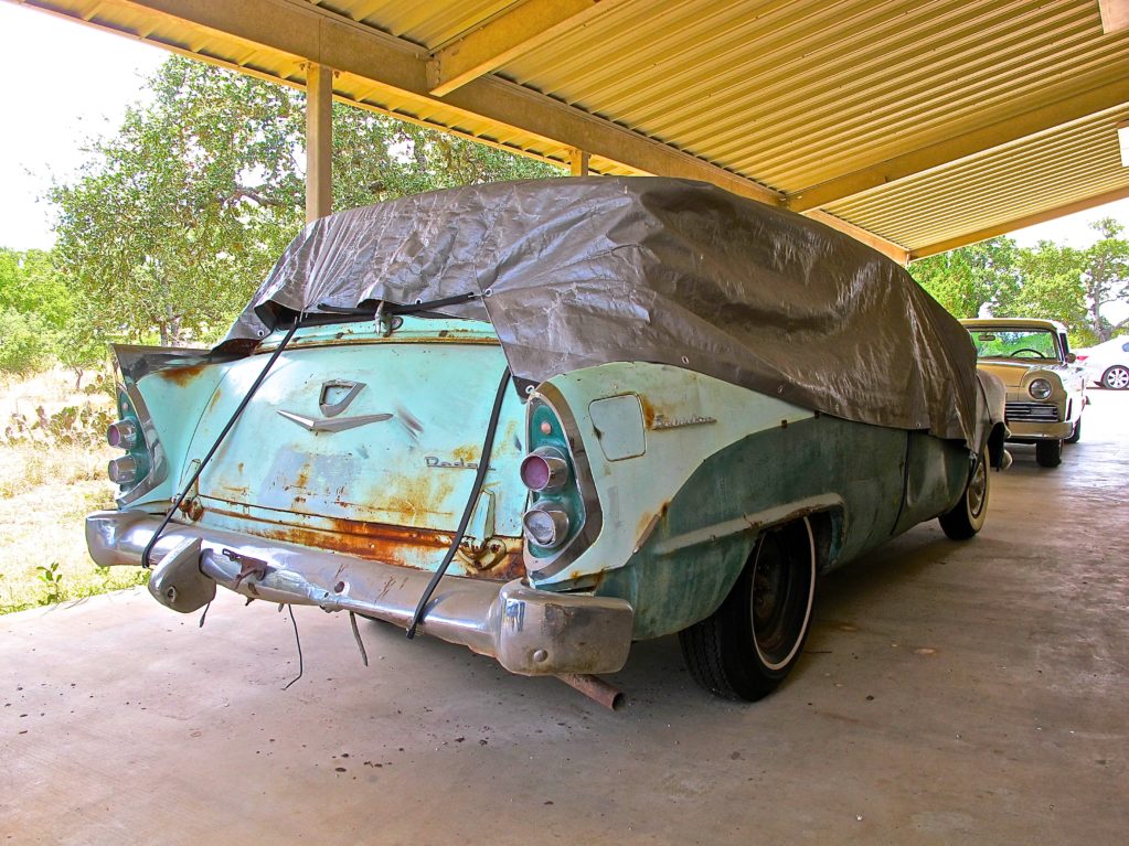 1956 Dodge Coronet wagon, atxcarpics.com rear