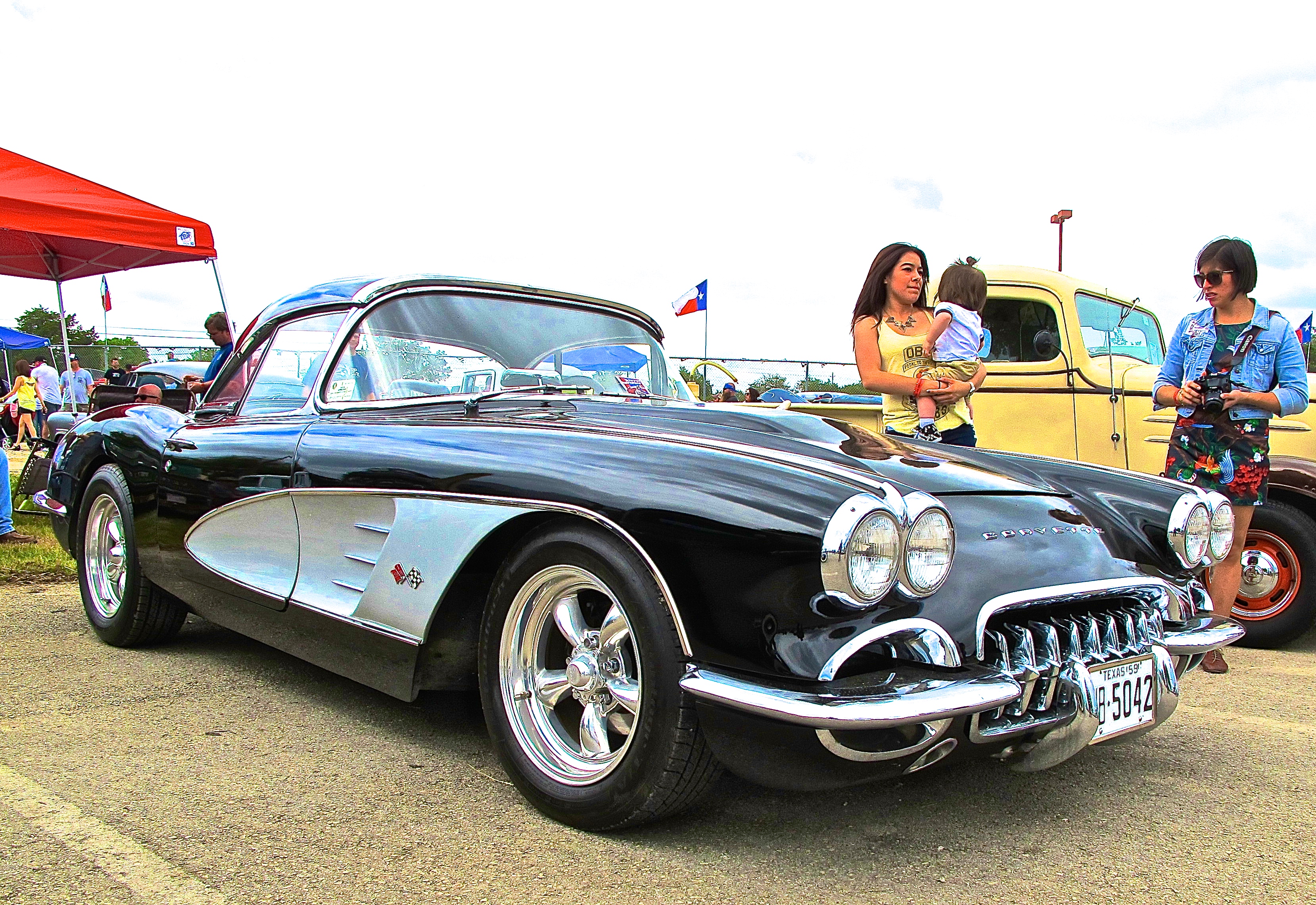 1958ish Corvette with Hardtop