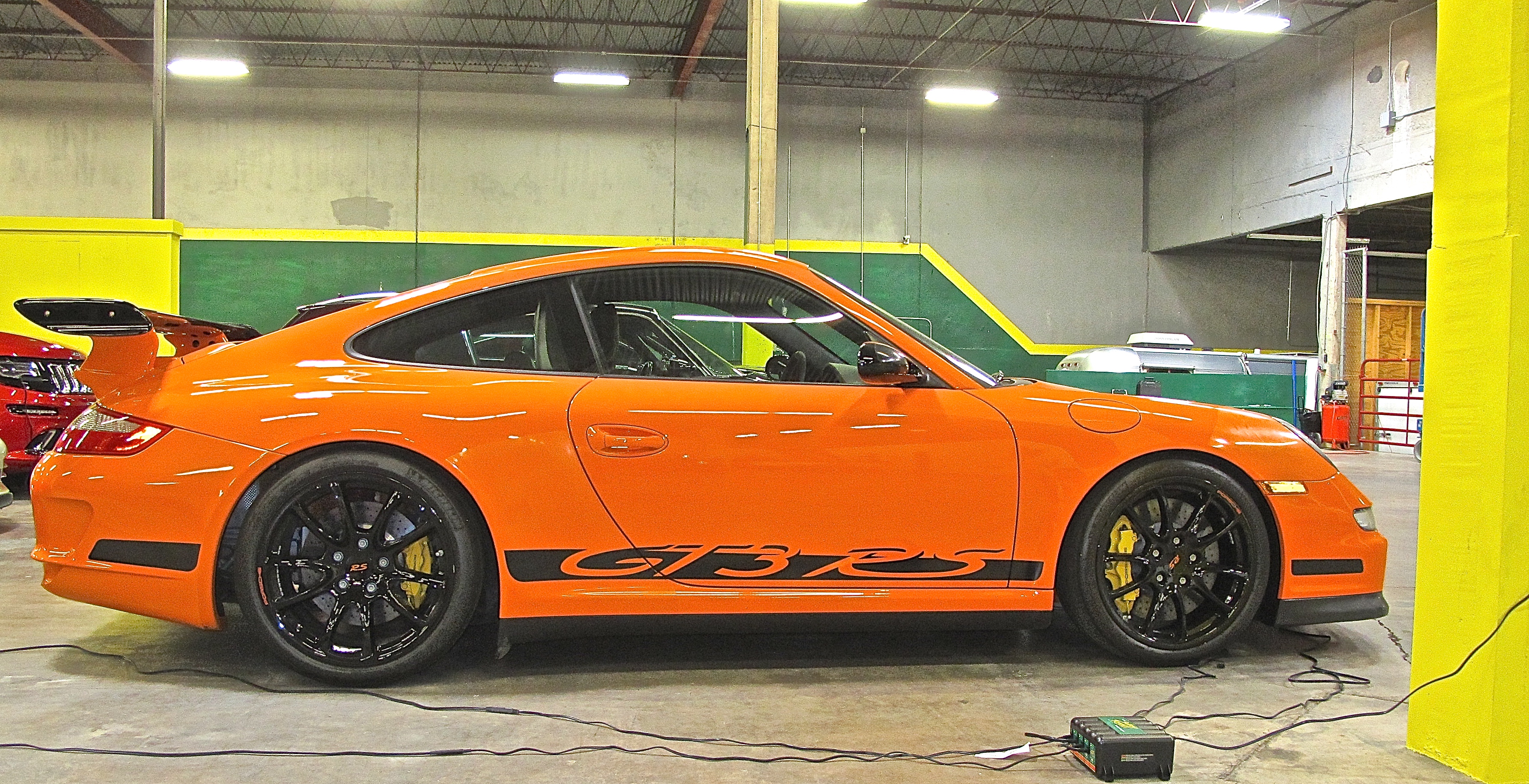 Porsche 911 GT3 RS at Petrol Lounge in N. Austin - side