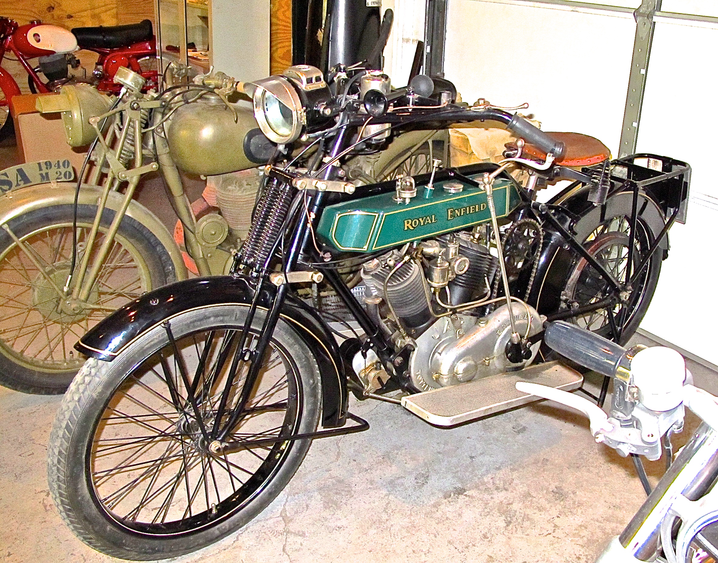 1916 Royal Enfield at Revival Cycles