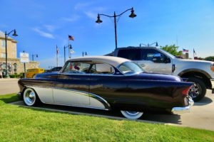 1953 Buick coupe custom at a show in Granbury, Texas