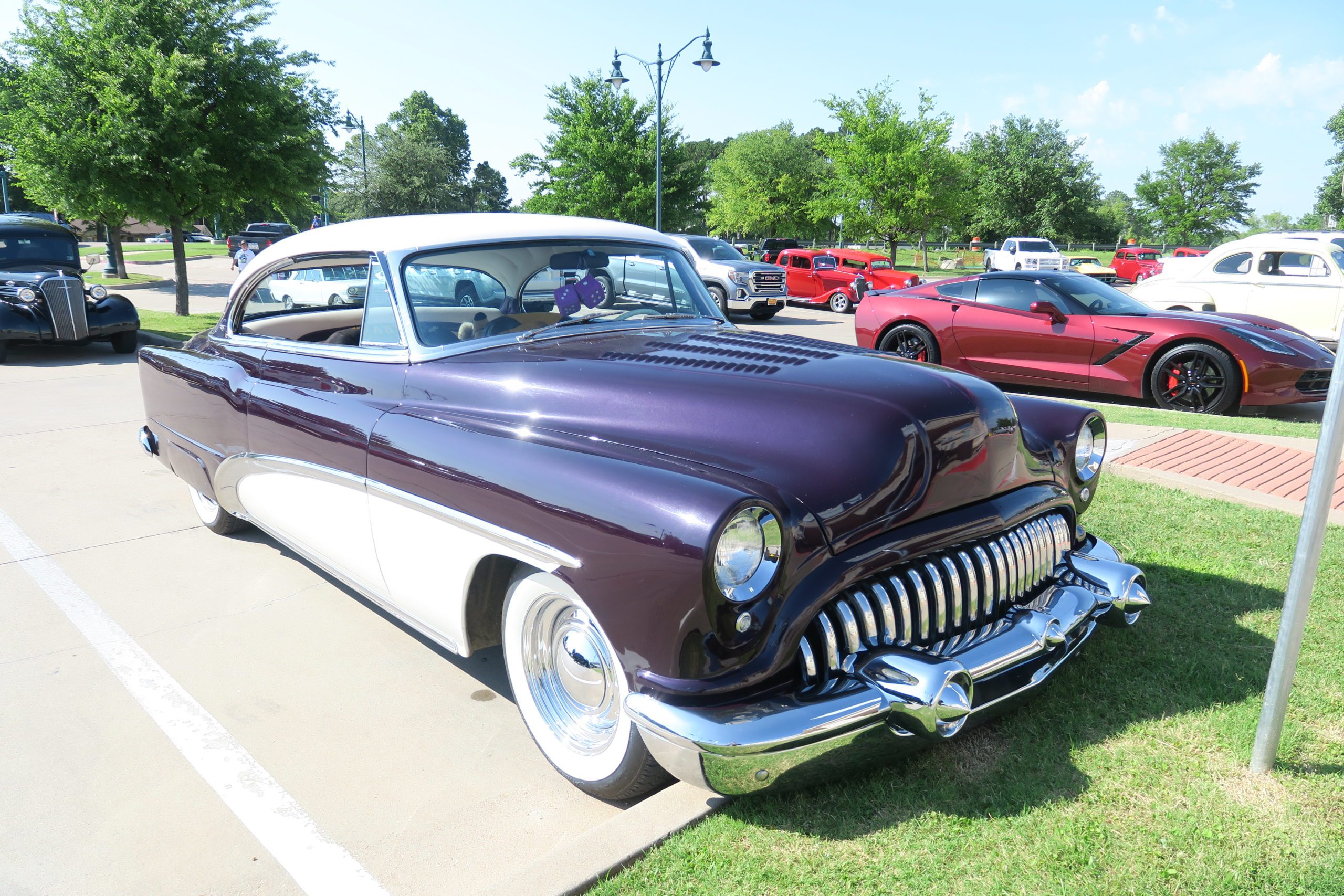 1953 Buick coupe custom at a show in Granbury, Texas