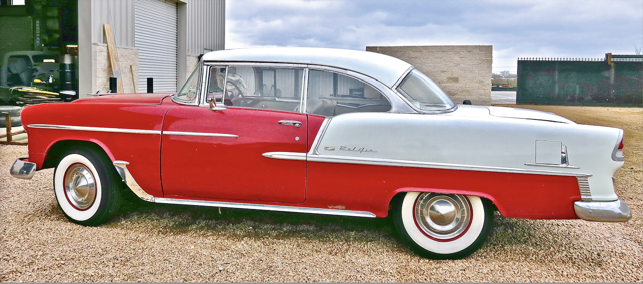 1955 Chevrolet Bel Air Sport Coupe hardtop in Texas